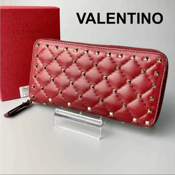 Valentino Handbags - Valentino Rockstud Long Zip Around Wallet